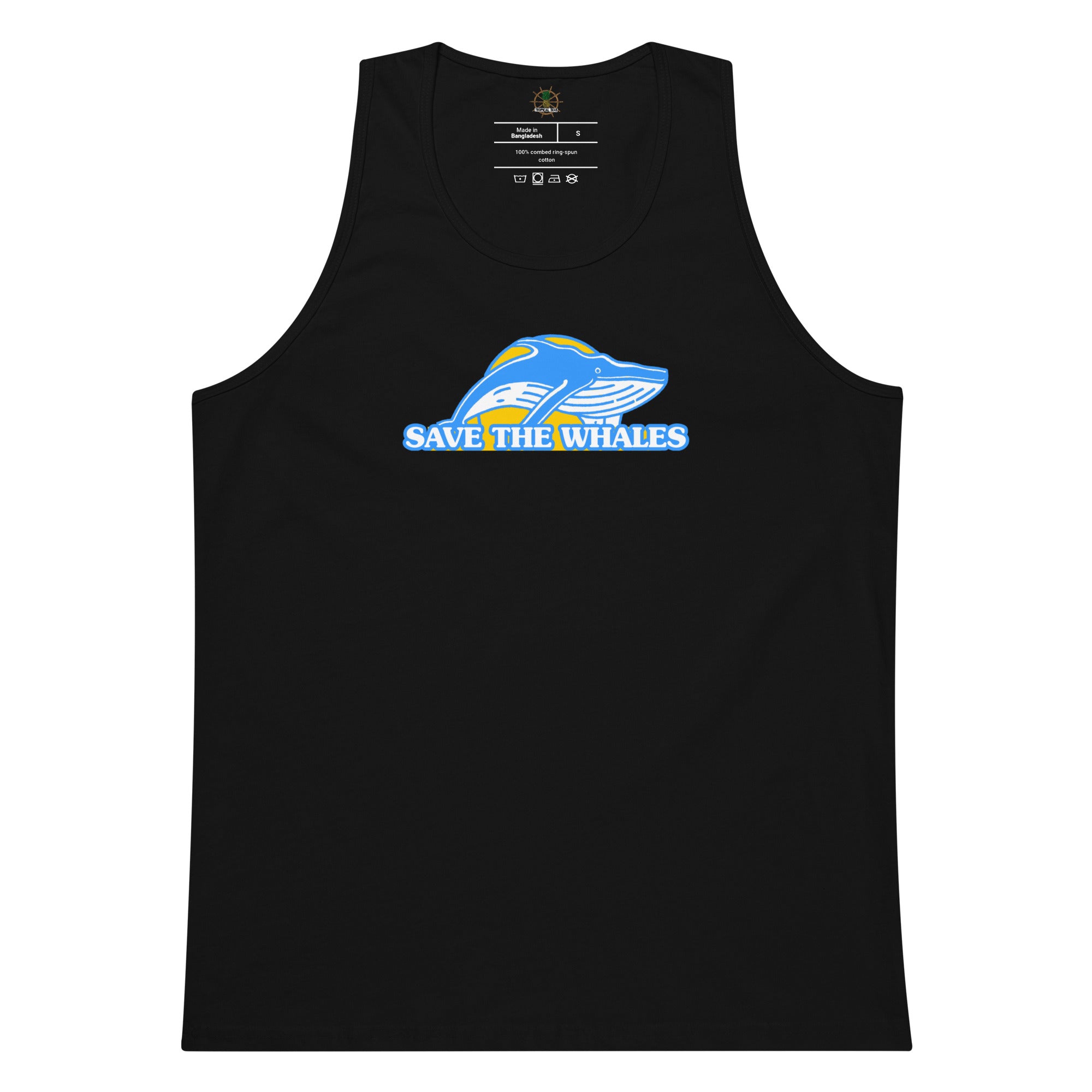 Men’s Premium Save the Whales Tank Top Karis Fashions