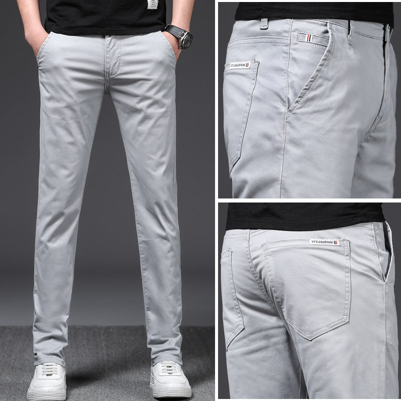Men's Casual Pants - Stretch Loose Business Casual Style Karis Fashions