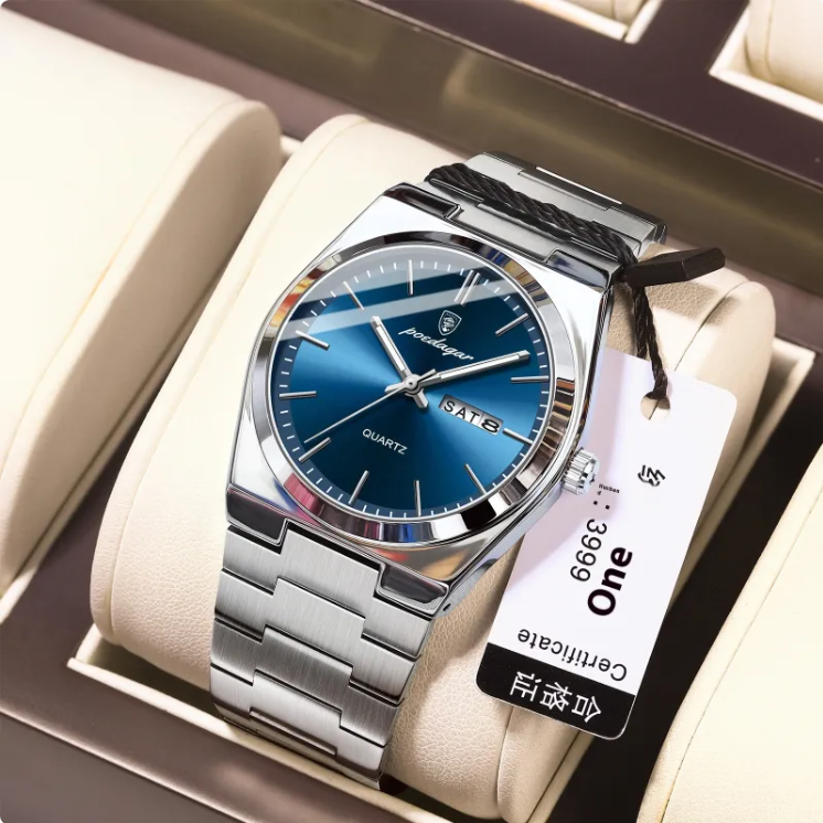 Men's Ultra-Thin Luminous Waterproof Quartz Watch Karis Fashions