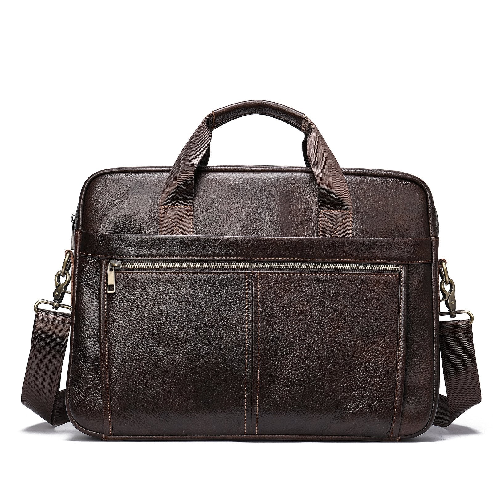 Men's Business Cowhide Laptop Briefcase Karis Fashions