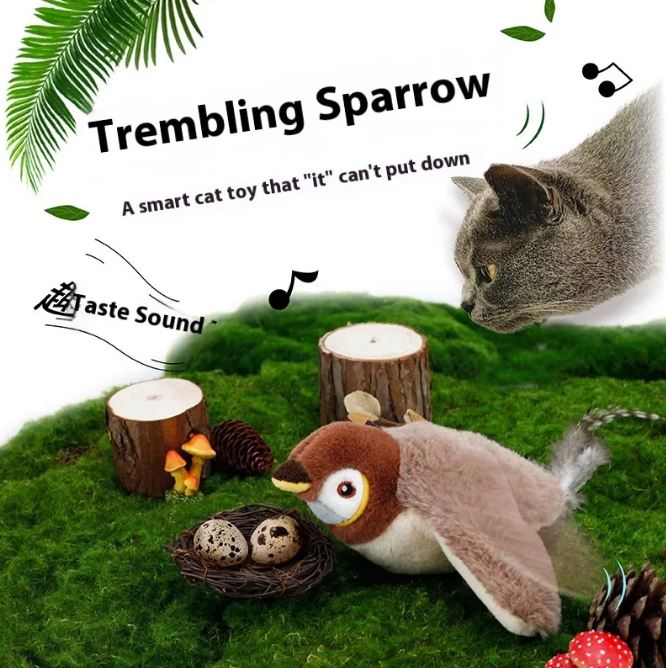 Flapping Bird Cat Toy Karis Fashions