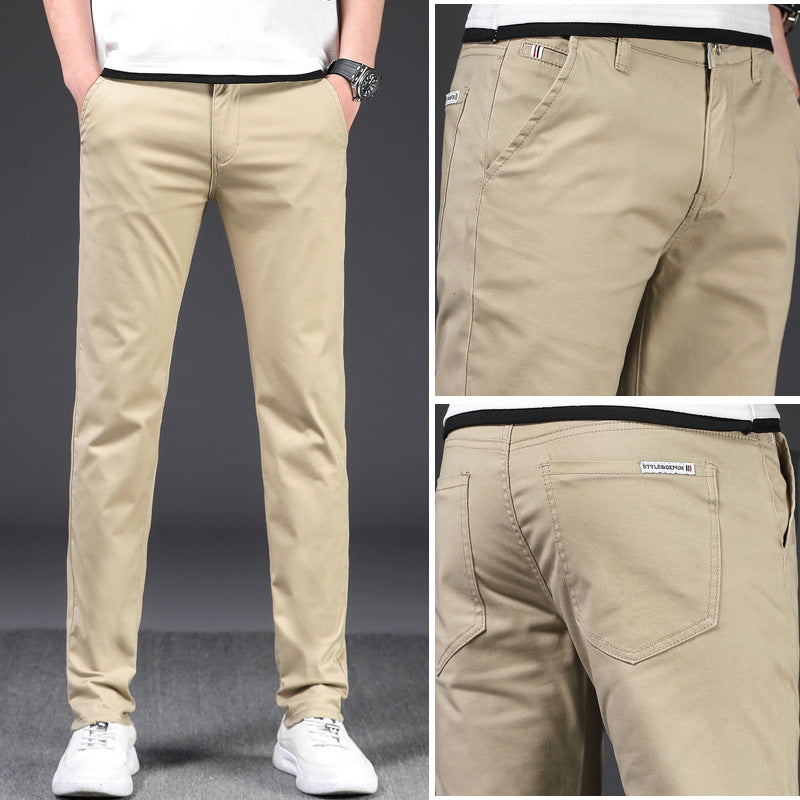 Men's Casual Pants - Stretch Loose Business Casual Style Karis Fashions
