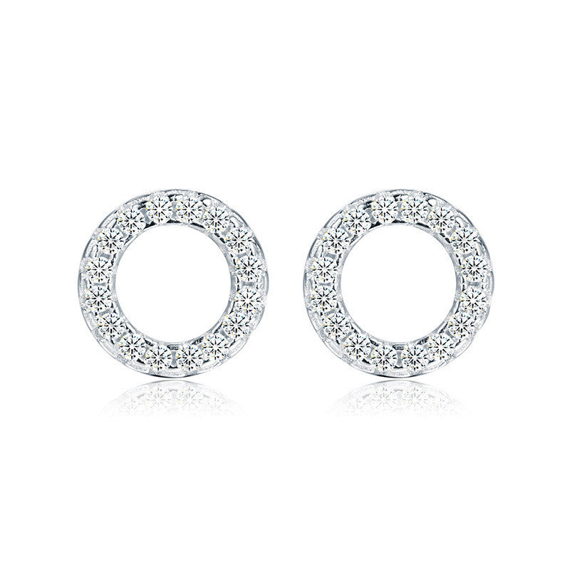 Minimalist S925 Silver Rose Gold Stud Earrings Karis Fashions