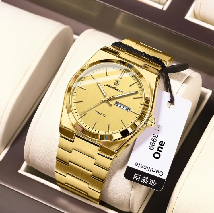 Men's Ultra-Thin Luminous Waterproof Quartz Watch Karis Fashions