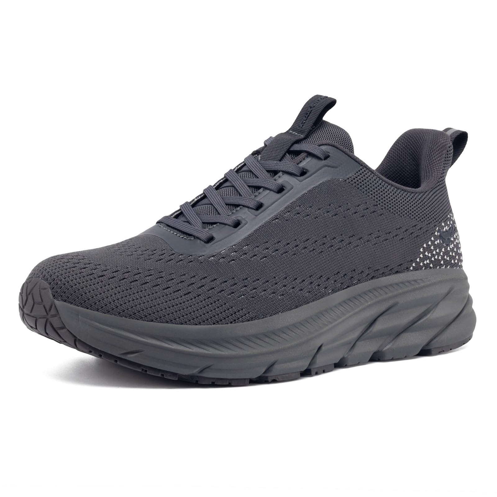 Grand Attack Road Running Shoes for Men with Superior Cushioned Comfort Lightweight Mens Walking Shoes Non-Slip Breathable Athletic Tennis Cross-Training Shoes Rugby Sneakers Dark Grey Size 13 Karis Fashions