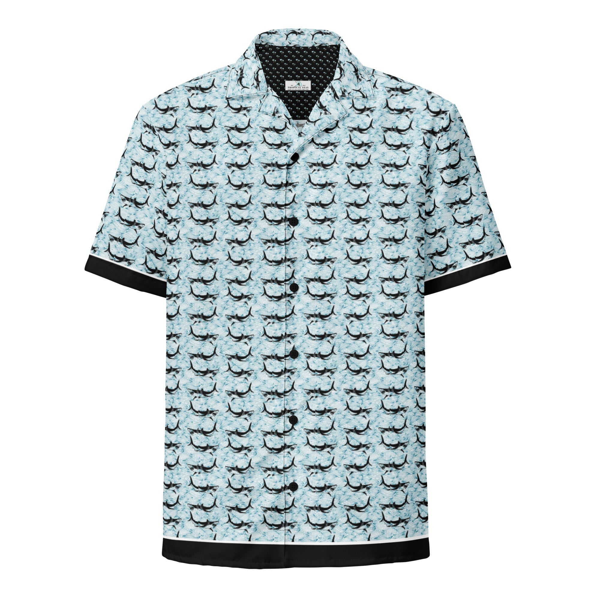 Shark Frenzy button shirt Karis Fashions