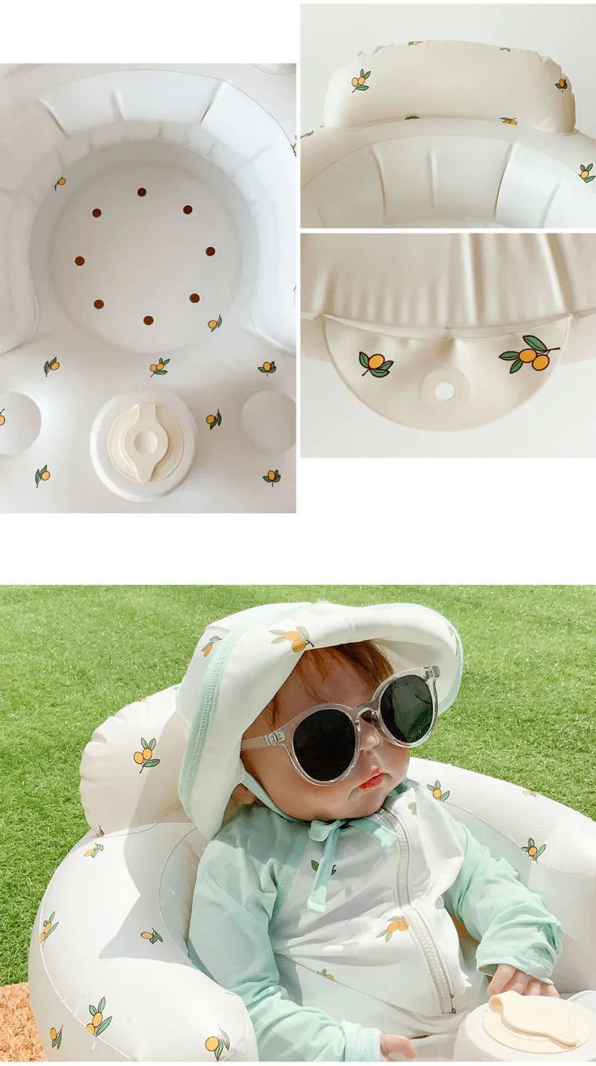 Inflatable Baby Chair for Dining & Bath Karis Fashions