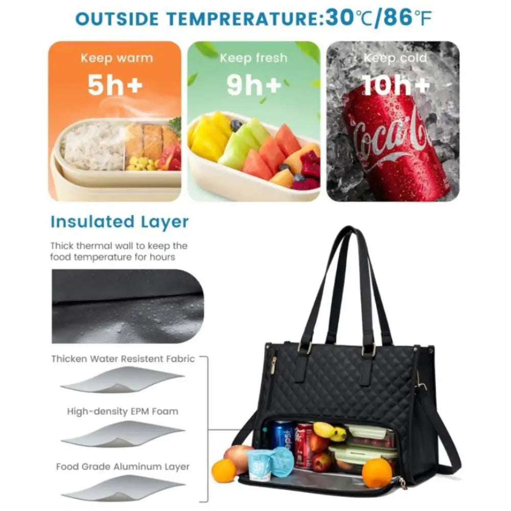 Women's Insulated Lunch Bag Karis Fashions