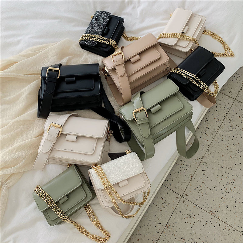 Chain Strap Shoulder Crossbody Small Square Bag Karis Fashions