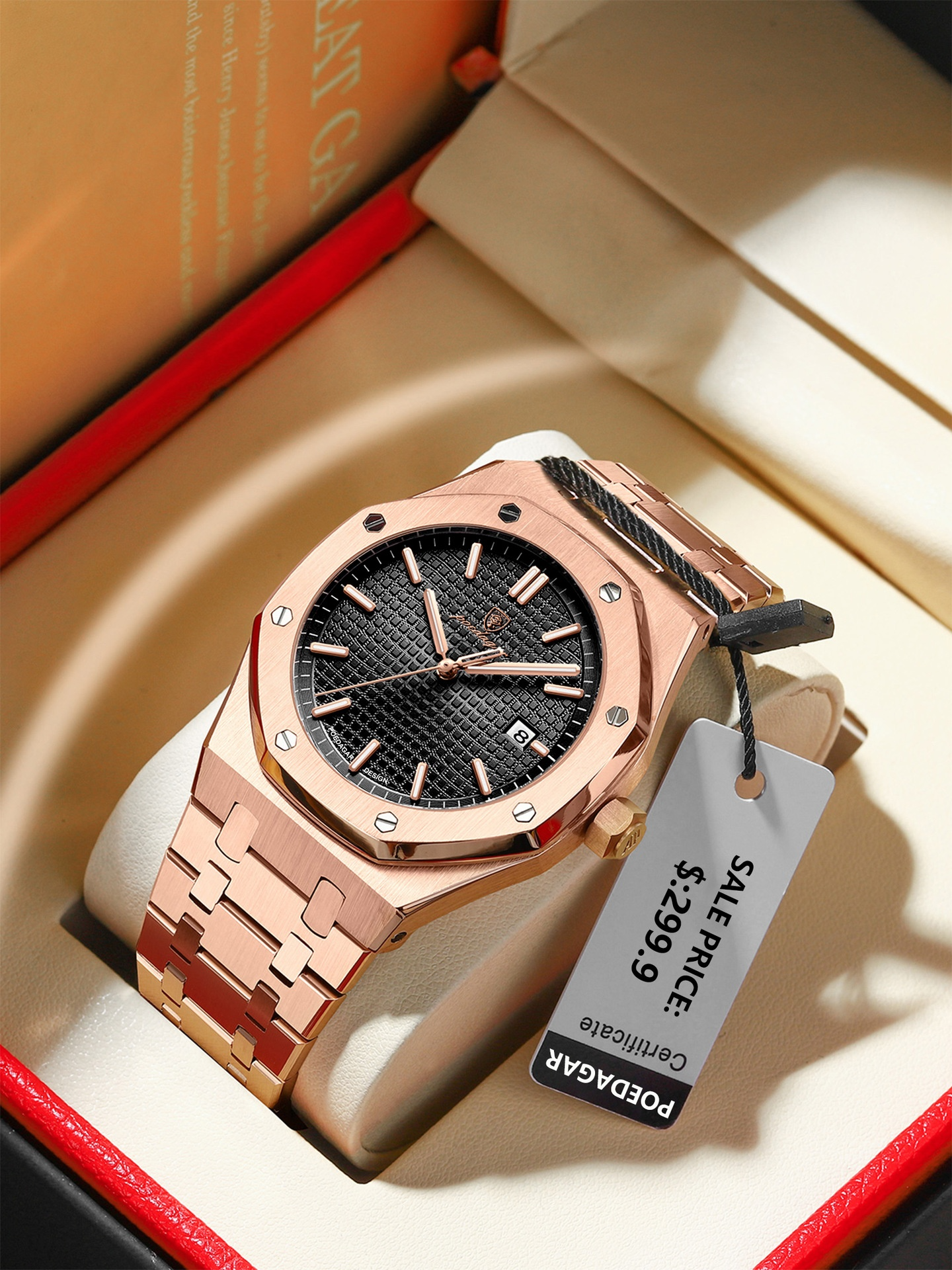 Men's Luminous Waterproof Quartz Watch Karis Fashions