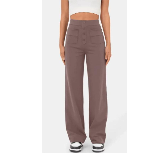 High Waist Wide Leg Baggy Trousers Karis Fashions