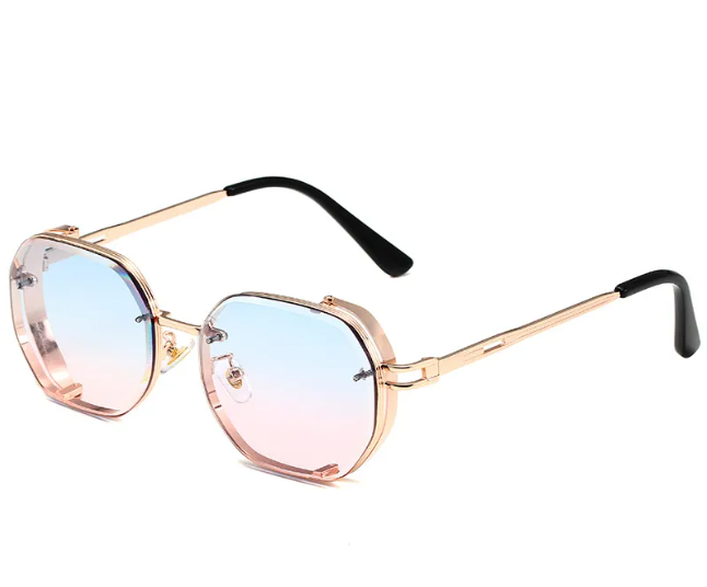 Men's Fashion Square Metal Sunglasses Karis Fashions