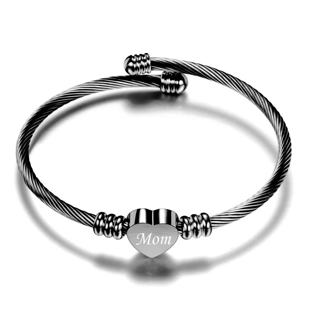 Stainless Steel Braided Mother’s Day Bracelets for Mom Karis Fashions