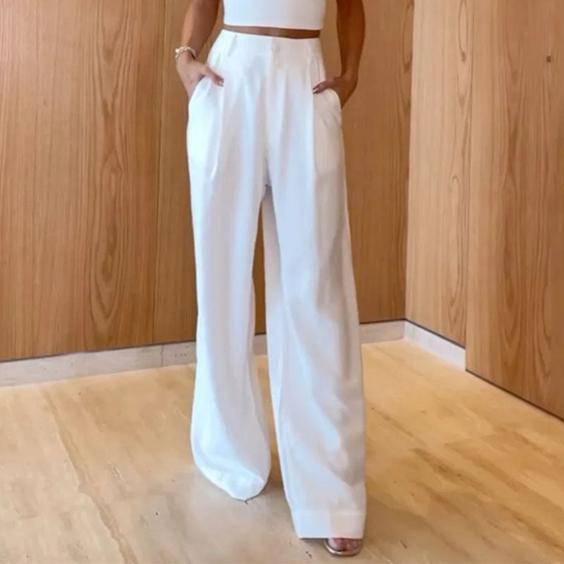 2023 Summer Women's Set: Loose Top & Wide-Leg Pants Karis Fashions