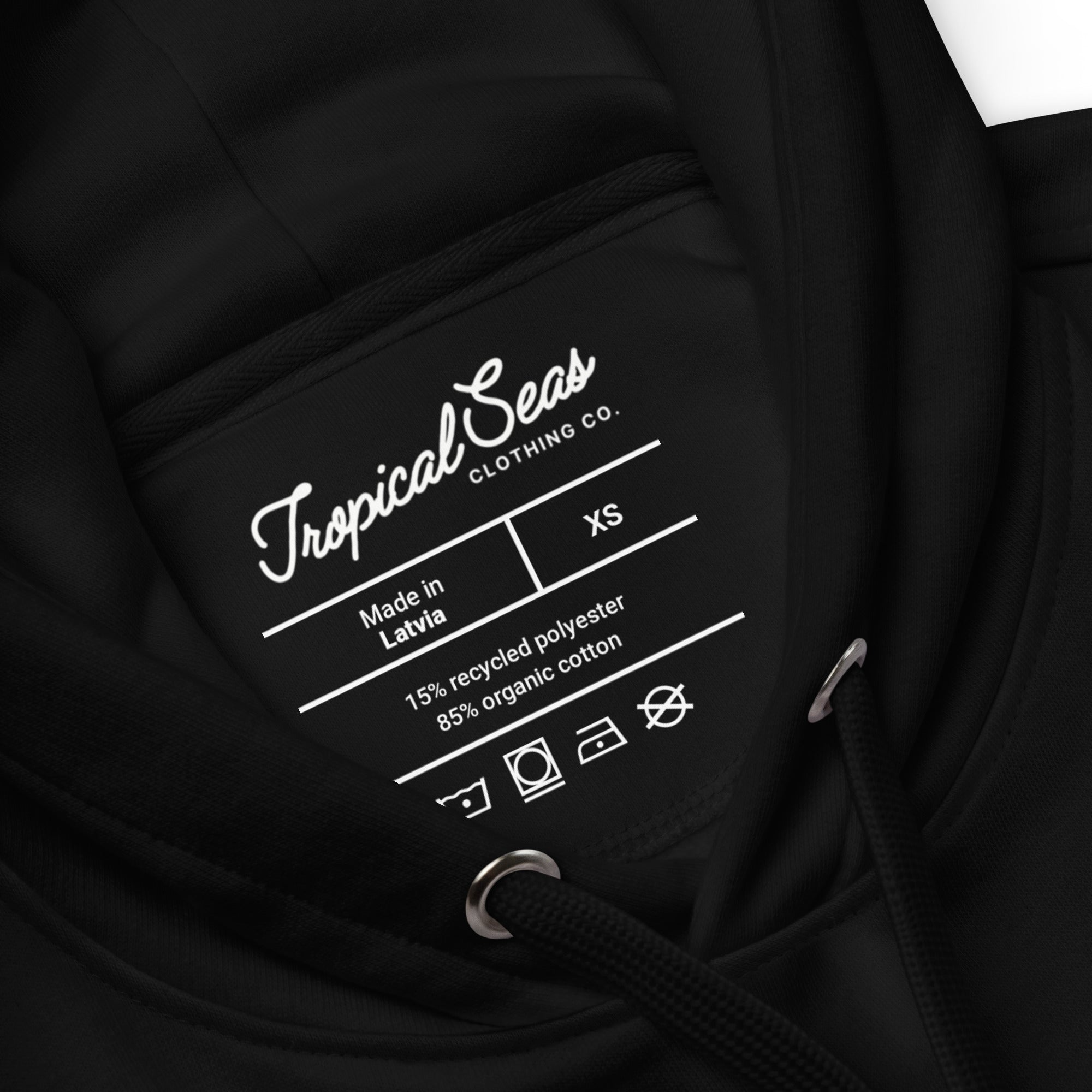 Premium Jagged Tropical Seas Eco Hoodie Karis Fashions