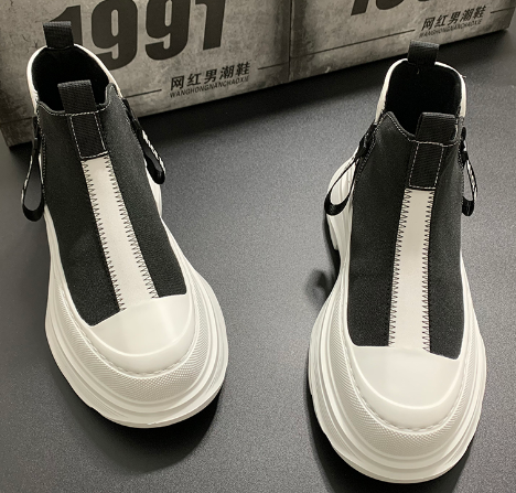 Trendy High-Top Casual Shoes for Men (Autumn/Winter) Karis Fashions