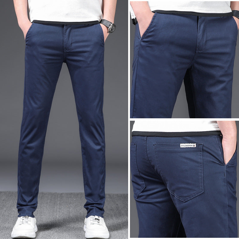 Men's Casual Pants - Stretch Loose Business Casual Style Karis Fashions