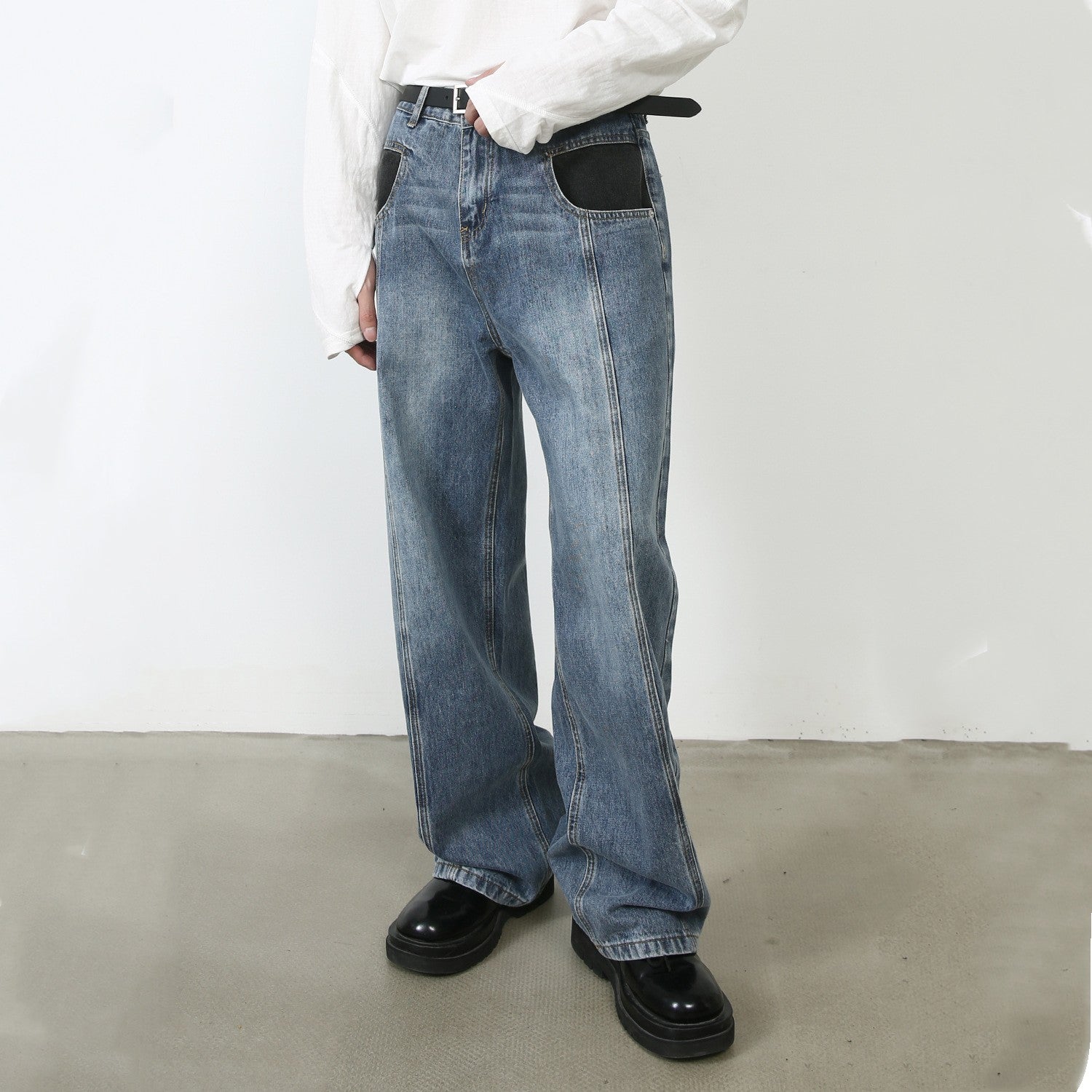 Vintage Men's Jeans with Unique Design Karis Fashions
