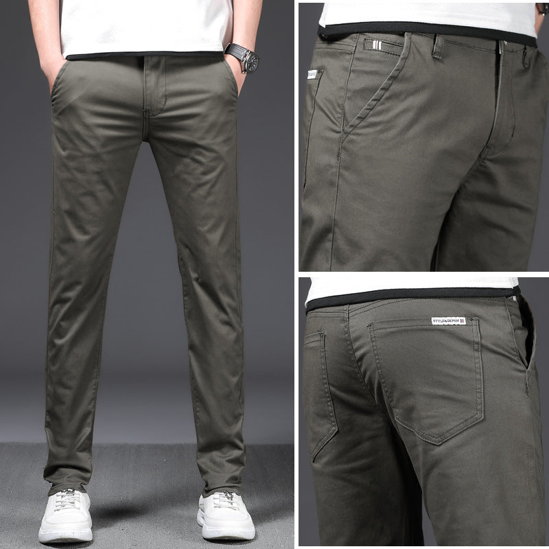 Men's Casual Pants - Stretch Loose Business Casual Style Karis Fashions