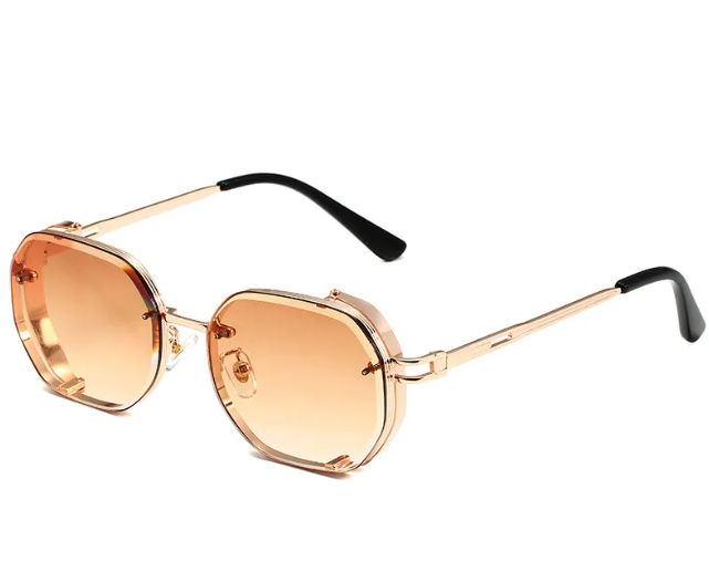 Men's Fashion Square Metal Sunglasses Karis Fashions