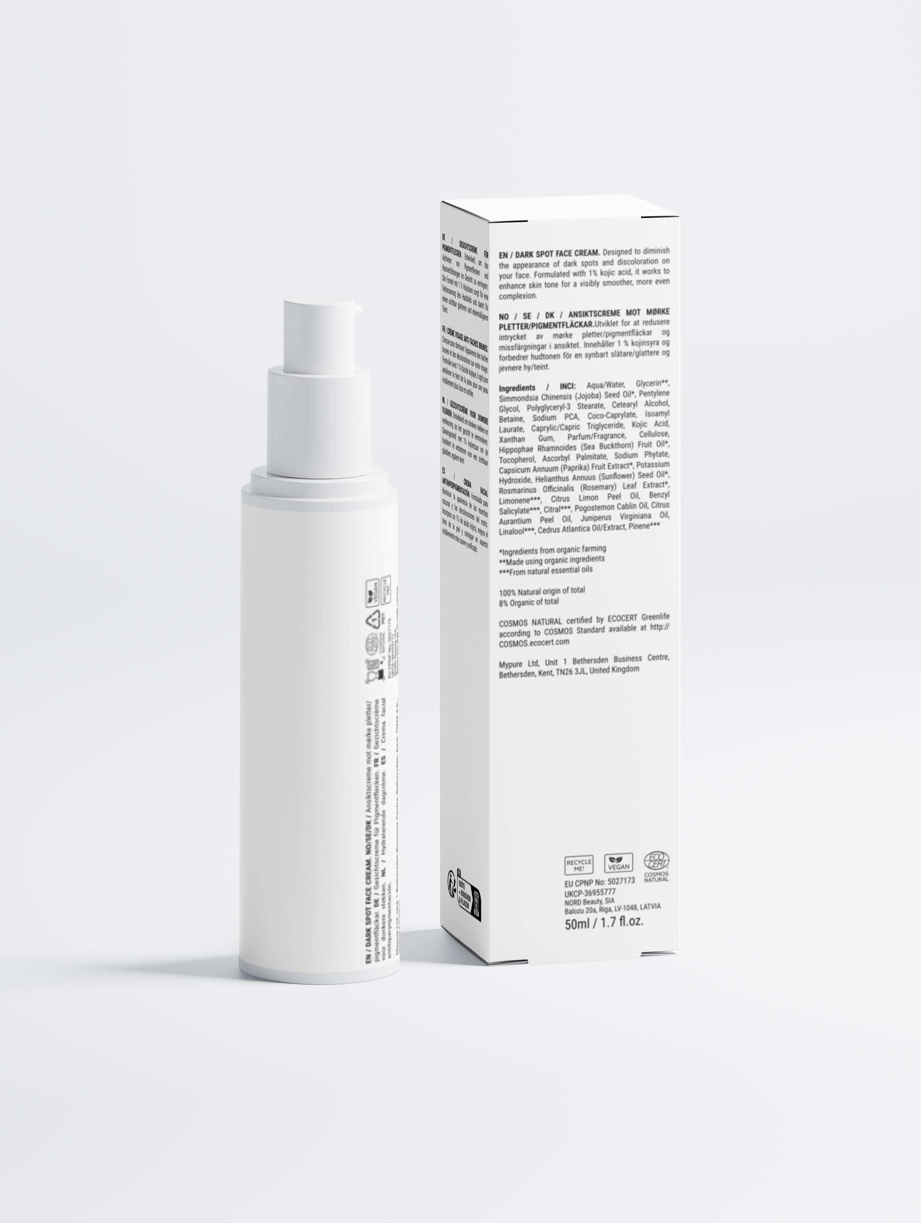 Dark Spot Face Cream with Kojic Acid Karis Boutique