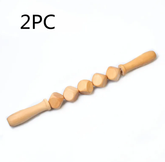 Wooden Anti-Cellulite Hand Massage Roller Set (Multiple Options) Karis Fashions