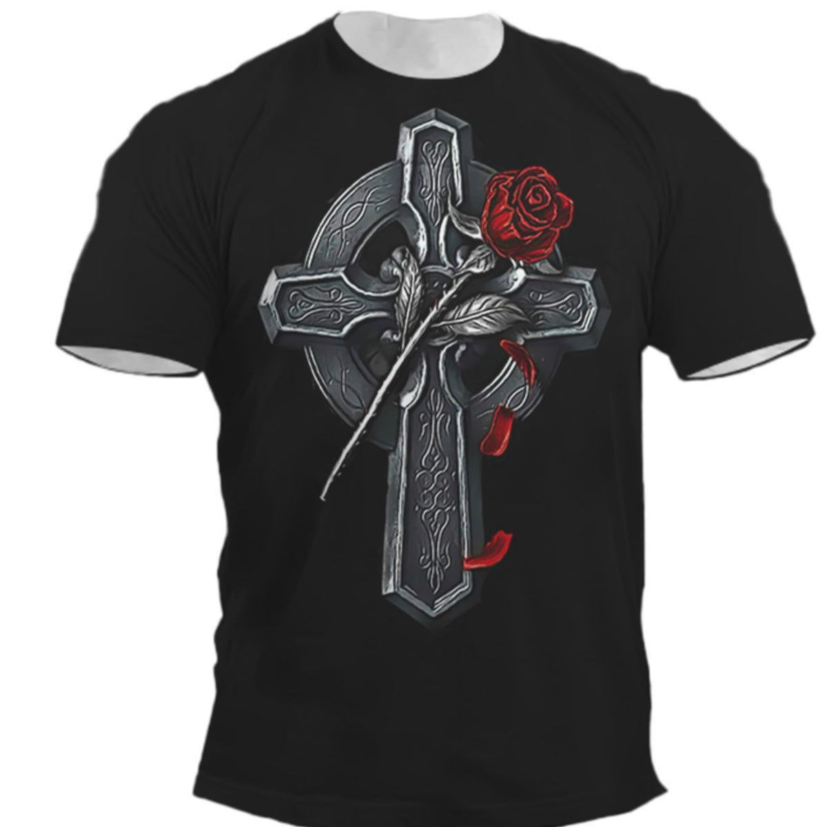 Men's Fashion 3D Printed Short Sleeve T-Shirt Karis Fashions