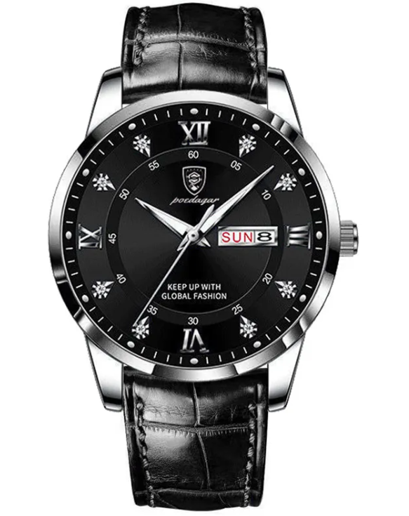 Luminous Waterproof Men's Dual Calendar Watch Karis Fashions