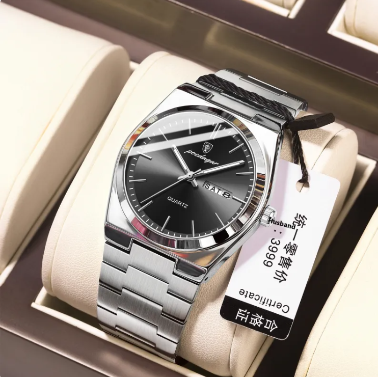 Men's Ultra-Thin Luminous Waterproof Quartz Watch Karis Fashions