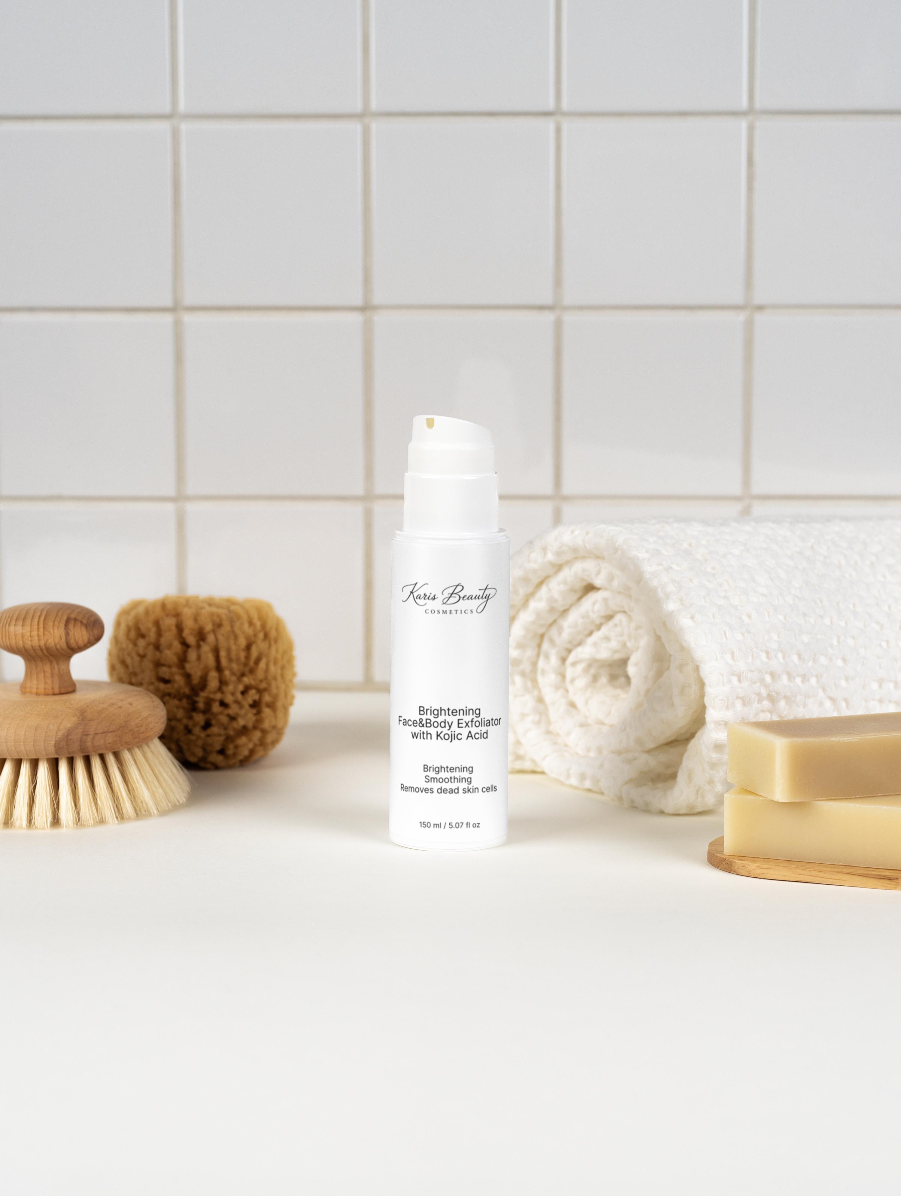 Brightening Face & Body Exfoliator with Kojic Acid Karis Boutique