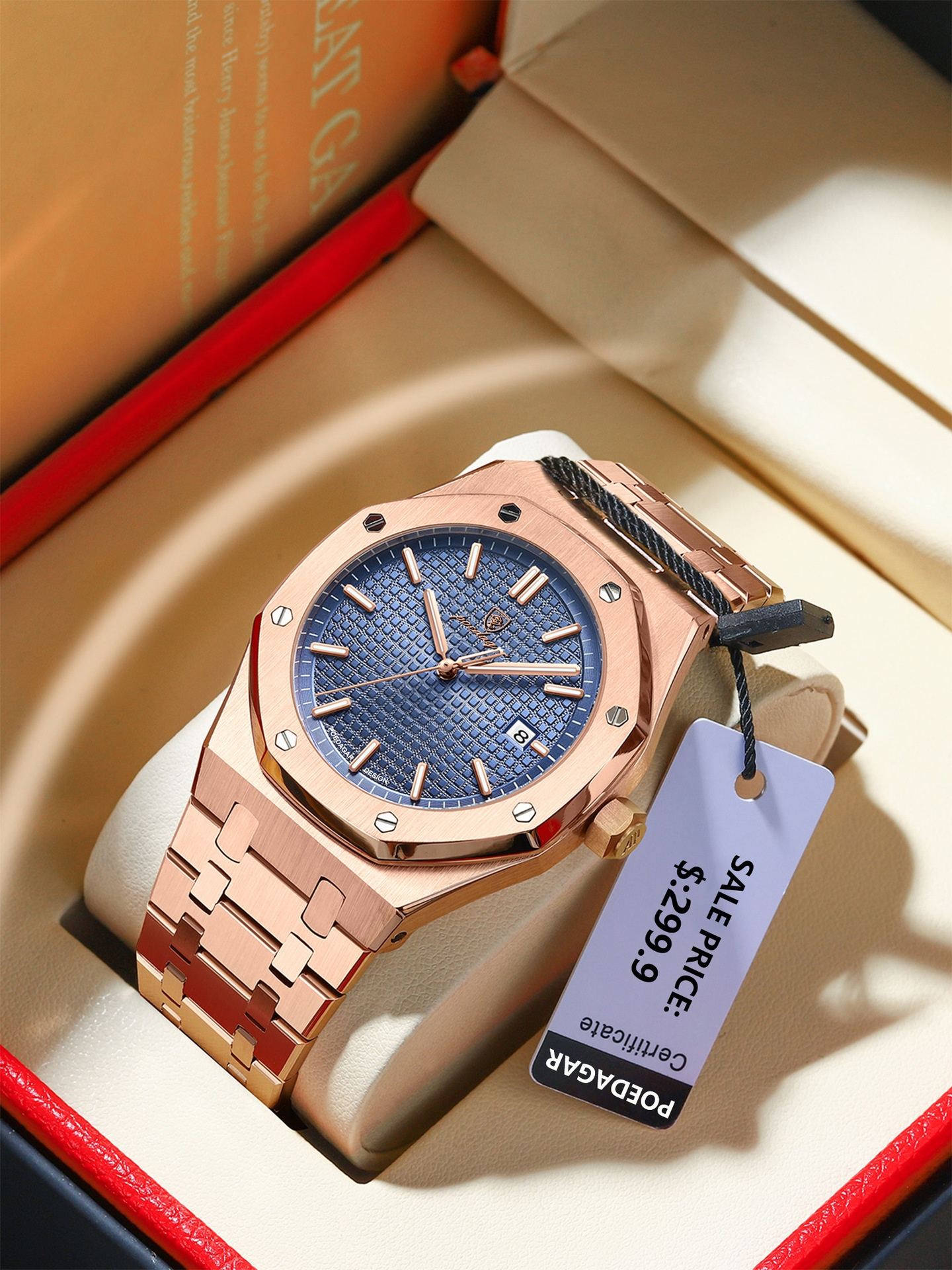 Men's Luminous Waterproof Quartz Watch Karis Fashions