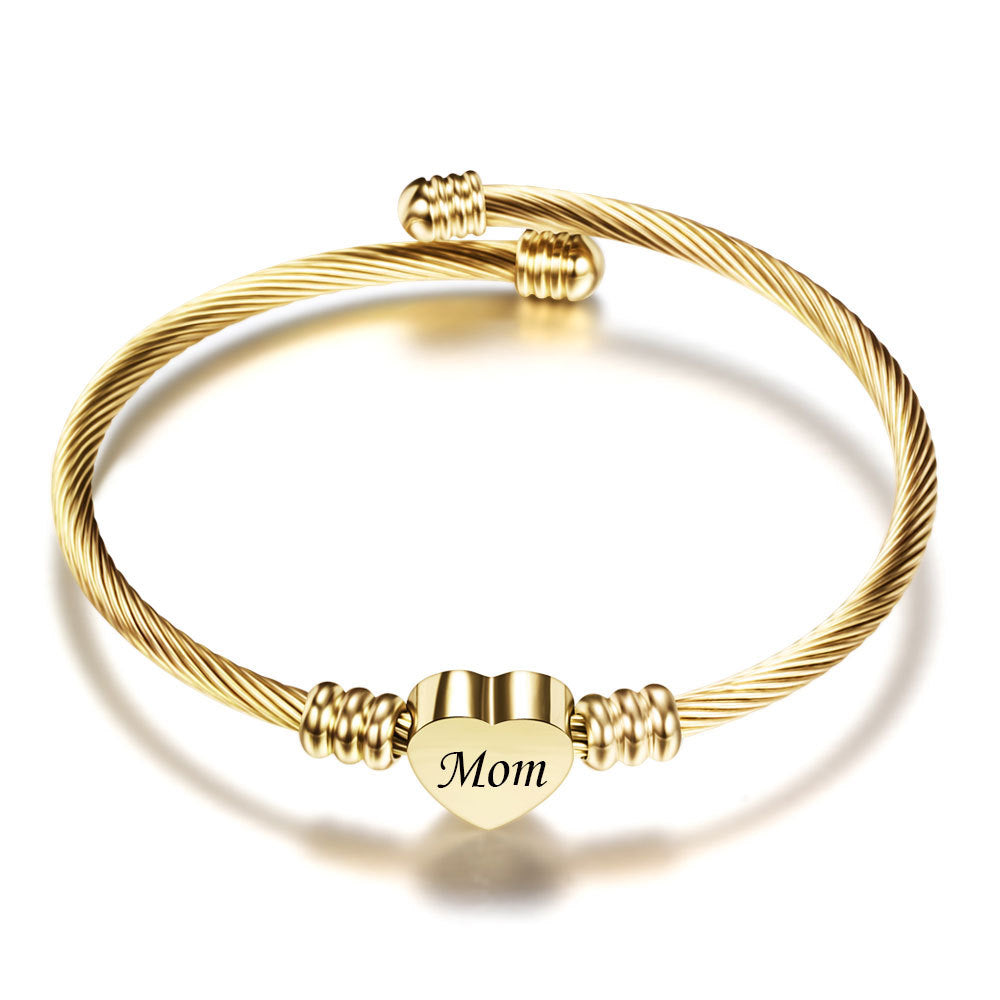 Stainless Steel Braided Mother’s Day Bracelets for Mom Karis Fashions