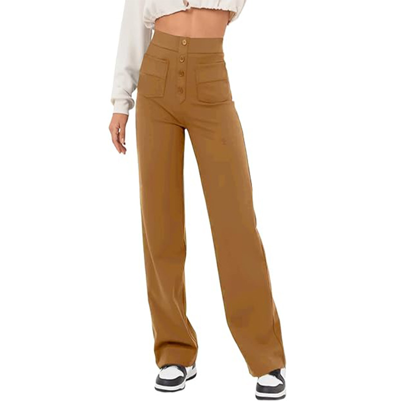 High Waist Wide Leg Baggy Trousers Karis Fashions
