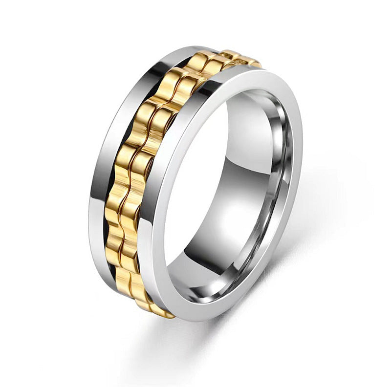 Titanium Spinner Fidget Ring for Men Karis Fashions