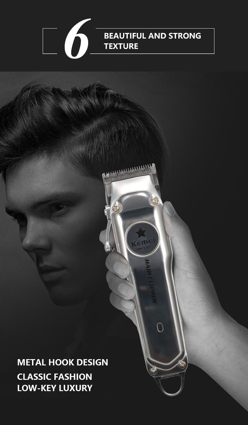 Kemei Rechargeable Electric Hair Clipper for Men Karis Fashions