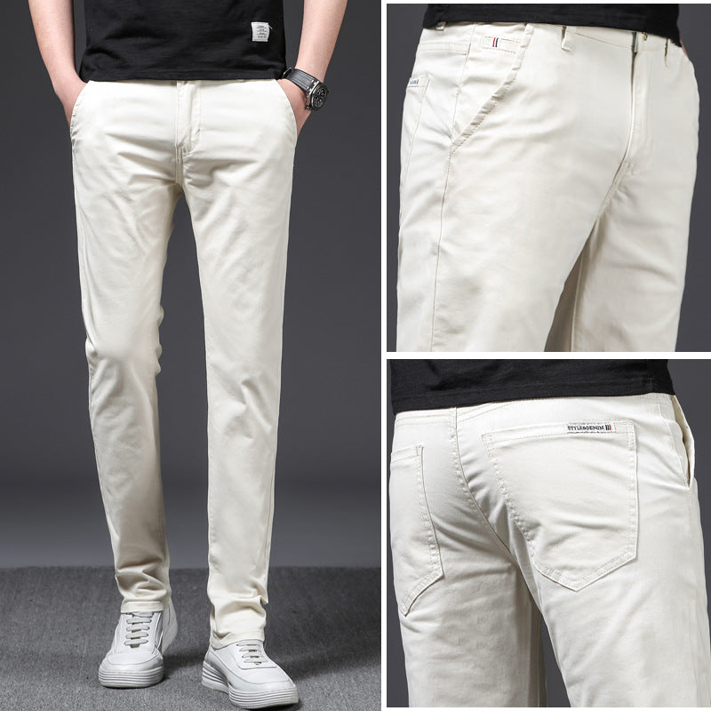 Men's Casual Pants - Stretch Loose Business Casual Style Karis Fashions