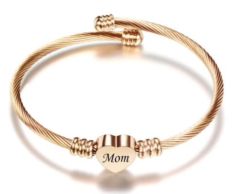 Stainless Steel Braided Mother’s Day Bracelets for Mom Karis Fashions