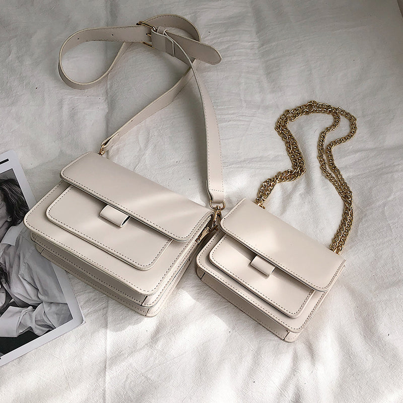 Chain Strap Shoulder Crossbody Small Square Bag Karis Fashions