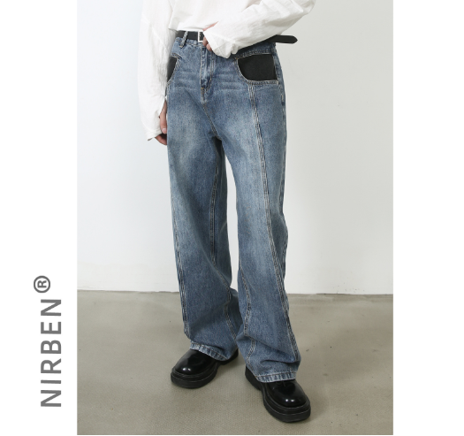 Vintage Men's Jeans with Unique Design Karis Fashions