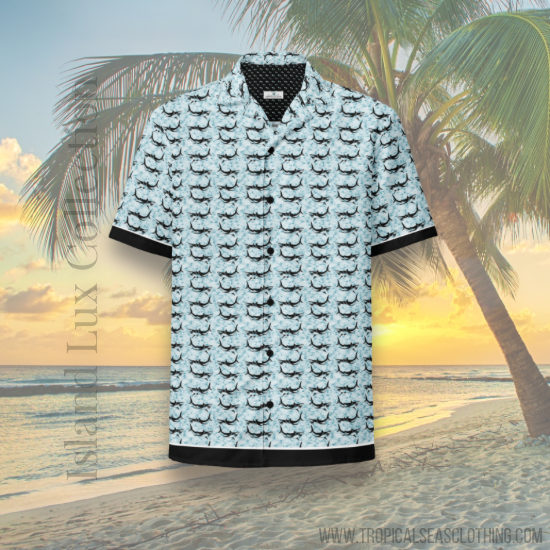 Shark Frenzy button shirt Karis Fashions
