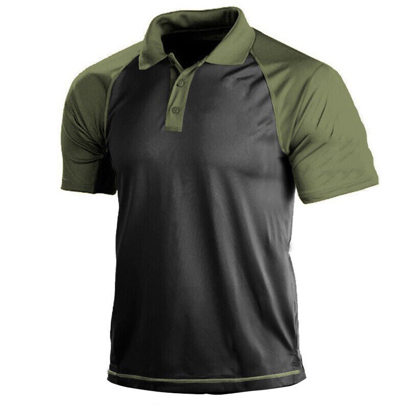 Men's Outdoor 3D Digital Polo Shirt with US Flag Karis Fashions