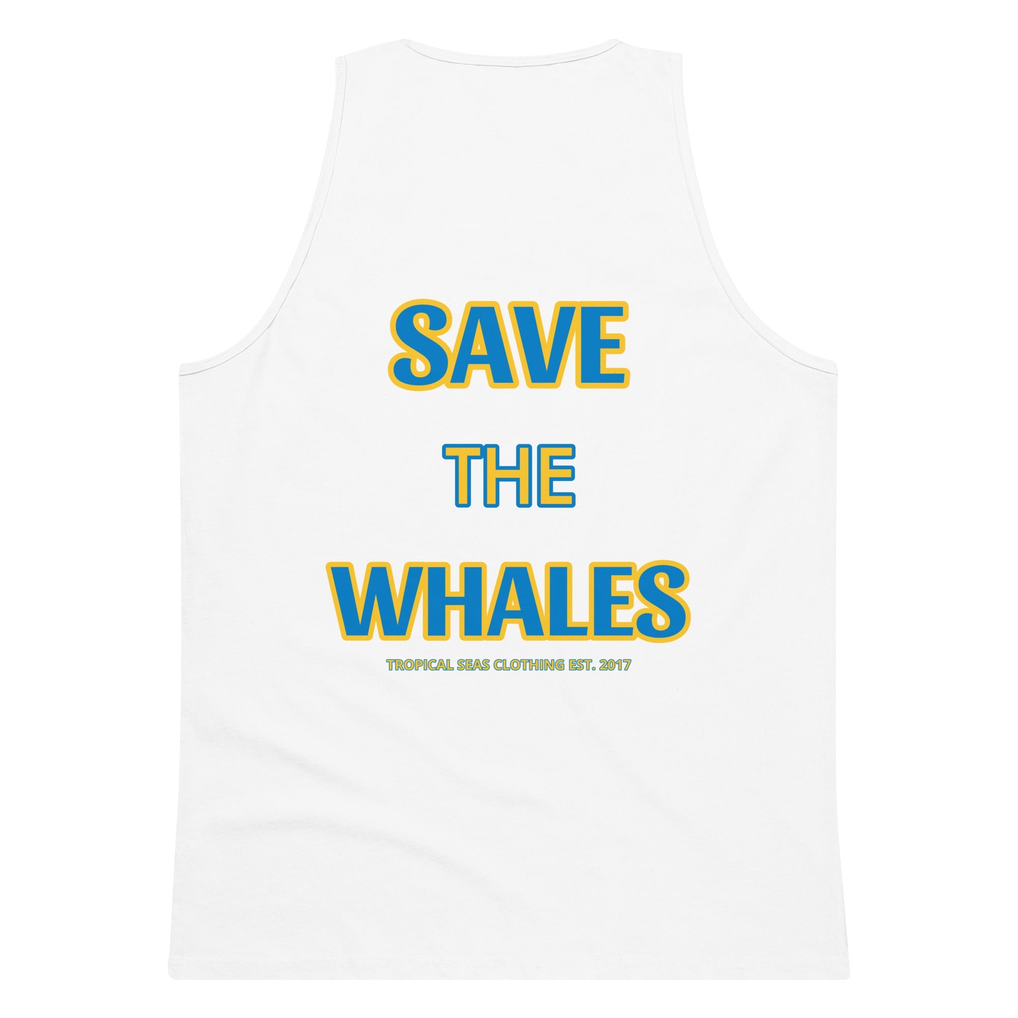 Men’s Premium Save the Whales Tank Top Karis Fashions