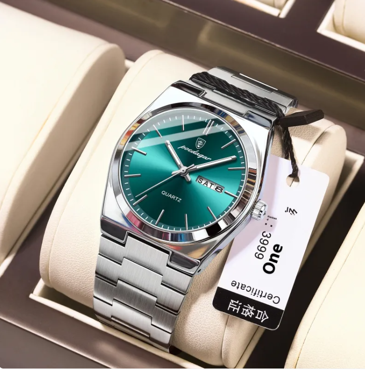 Men's Ultra-Thin Luminous Waterproof Quartz Watch Karis Fashions