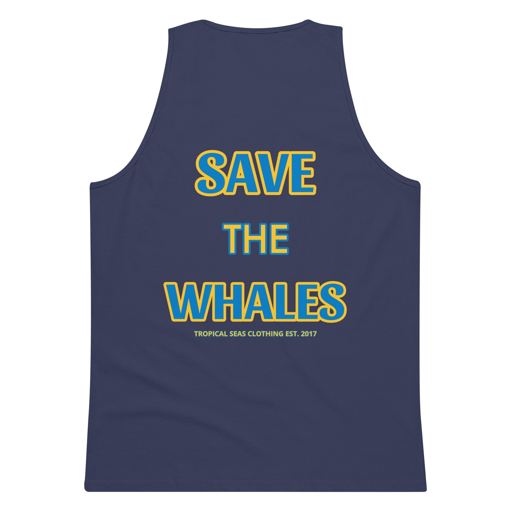 Men’s Premium Save the Whales Tank Top Karis Fashions
