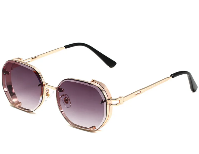 Men's Fashion Square Metal Sunglasses Karis Fashions