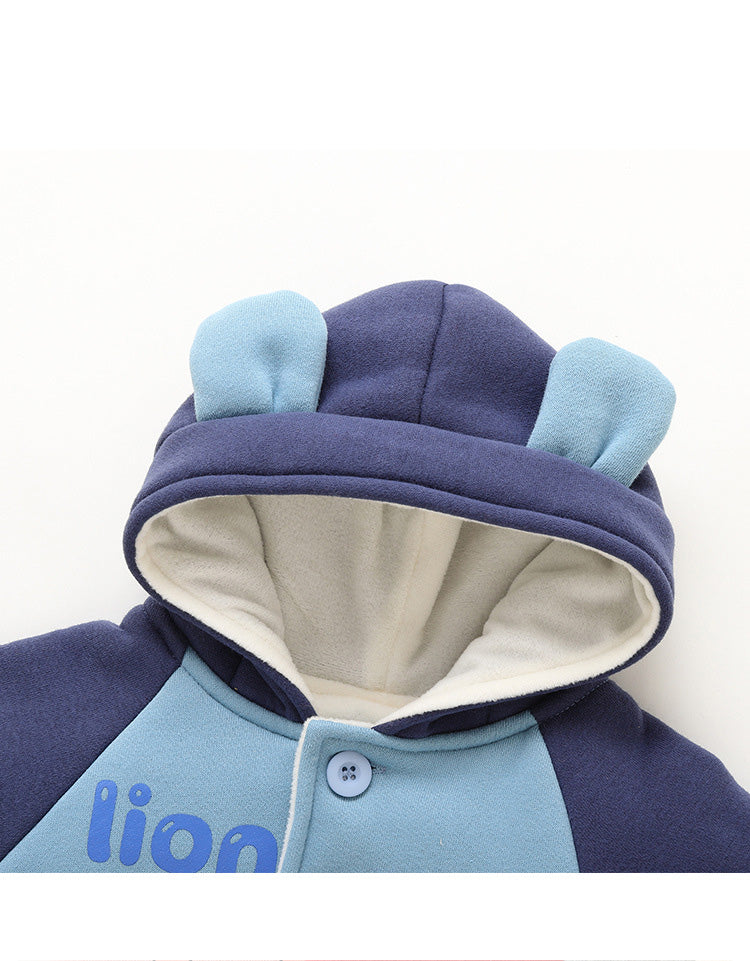 Baby Fleece Hooded Jacket for Boys and Girls Winter Karis Fashions