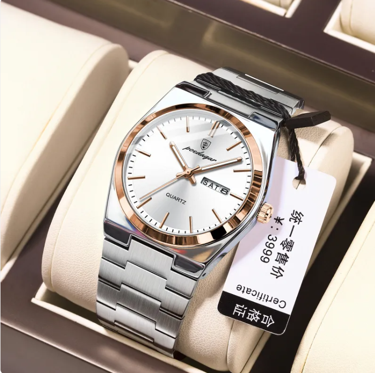 Men's Ultra-Thin Luminous Waterproof Quartz Watch Karis Fashions