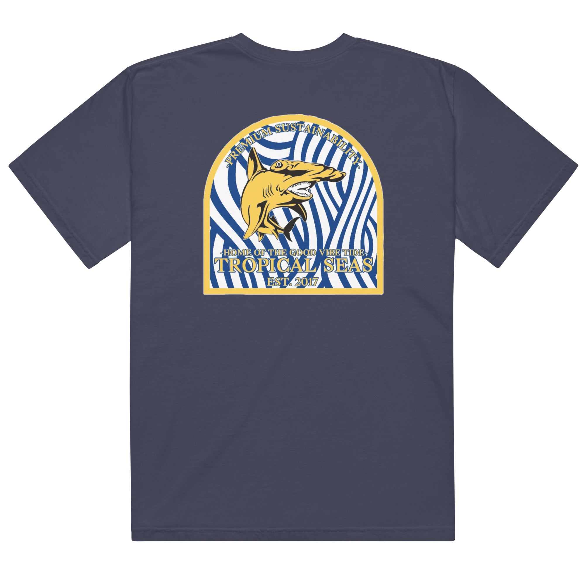 Men’s Hammerhead Shark Heavyweight T-Shirt Karis Fashions