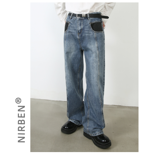 Vintage Men's Jeans with Unique Design Karis Fashions