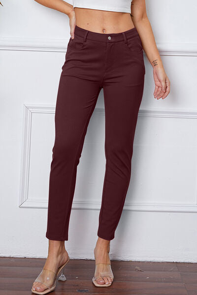 Essential Stretchy Stitch Pants- Karis Fashions